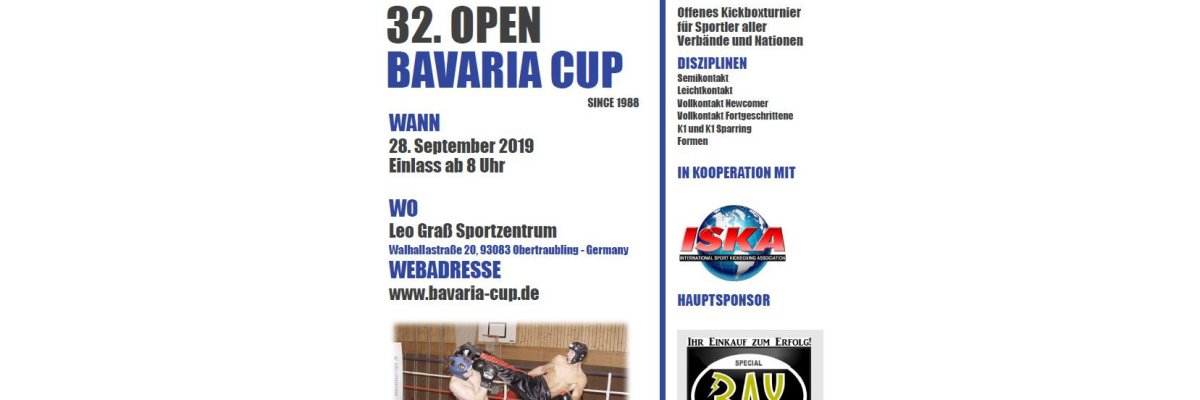 32. Open Bavaria Cup 2019 - 