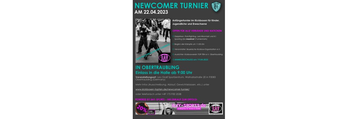 Newcomerturnier Kickboxen - 
