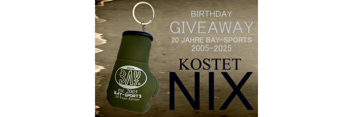 Birthday Giveaway - Kostet NIX - 