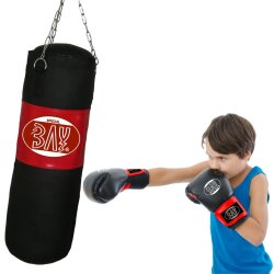 Kids SET Sandsack 9 kg 70 cm fertig gef&uuml;llt + Boxhandschuhe