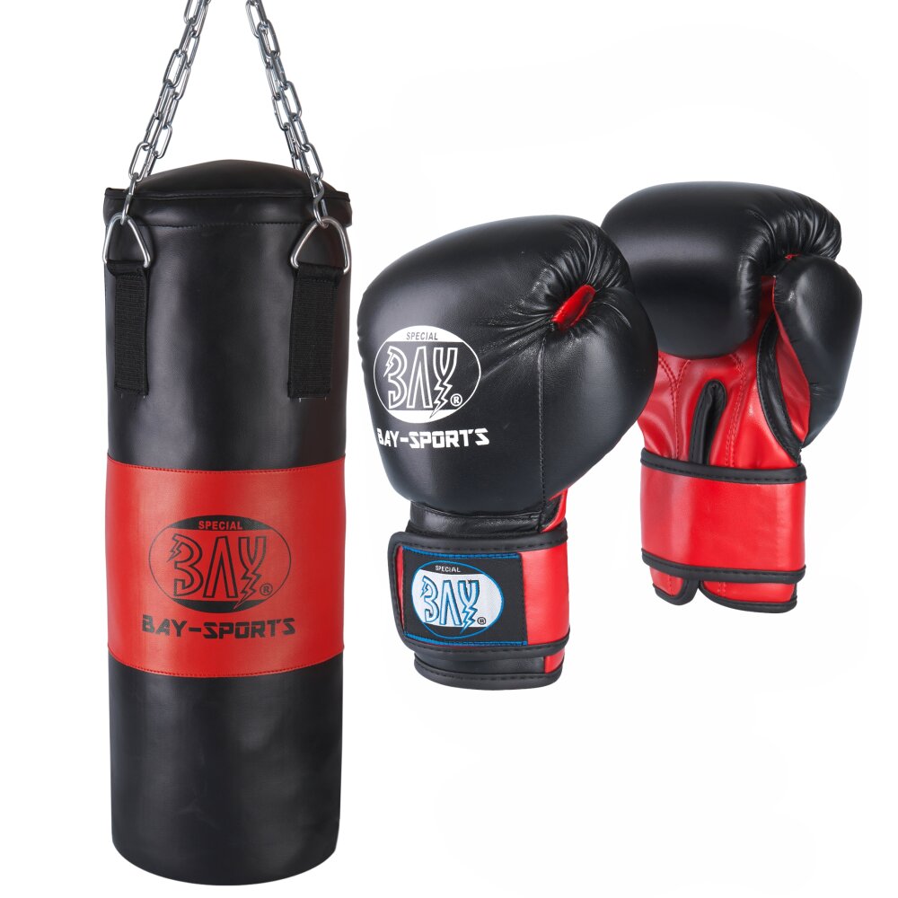 Kids SET Sandsack 9 kg 70 cm fertig gefüllt + Boxhandschuhe