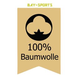 Baumwolle Boxbandagen 3 m unelastisch schwarz