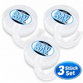 3x SET Zahnschutz mit KLICK Dose Erwachsene ab ca. 13...