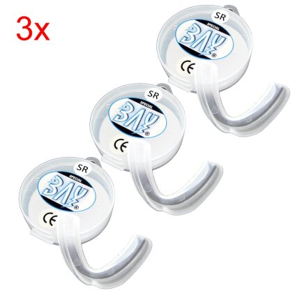3x SET Zahnschutz KLICK (SR) schwarz
