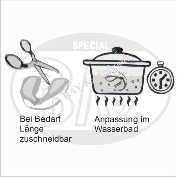 3x SET Zahnschutz KLICK (SR) schwarz