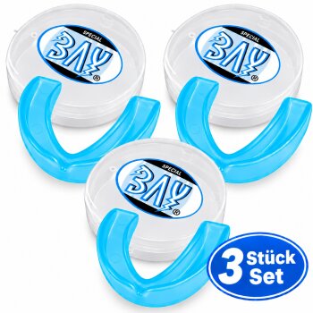 3x SET Zahnschutz mit KLICK Dose Erwachsene ab ca. 13...