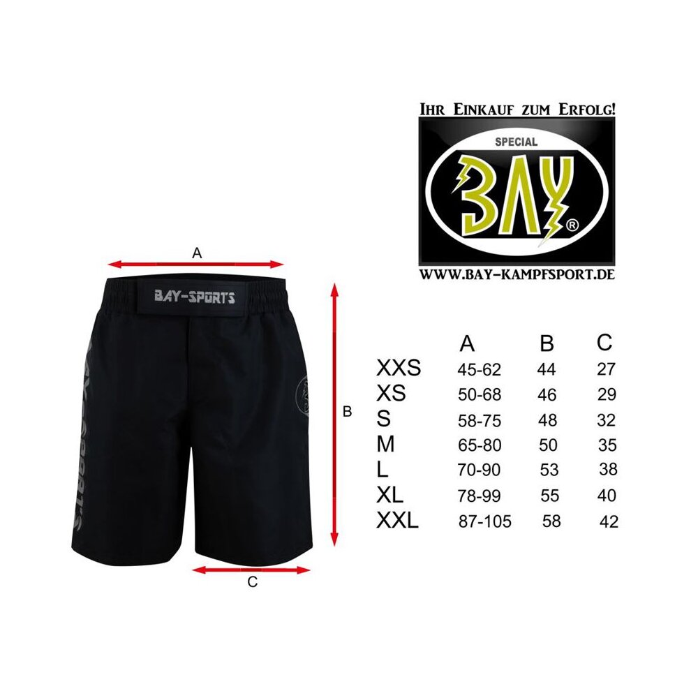 MMA Shorts Shadow  XXS