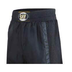 Kickboxhose Netz Gewebe schwarz/schwarz 190 (XL)