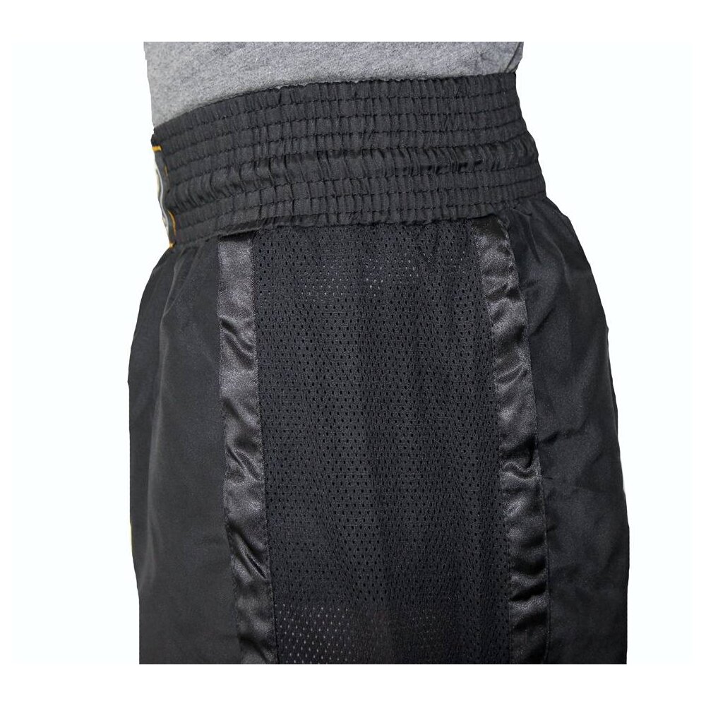 Kickboxhose Netz Gewebe schwarz/schwarz 190 (XL)