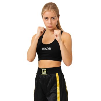 Kickboxhose Netz Gewebe schwarz/gold uni 150 (XS)
