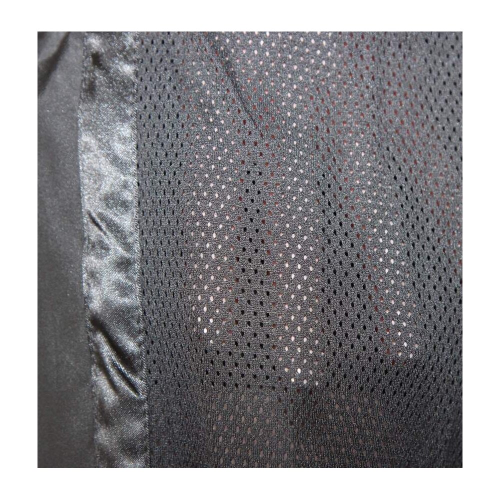 Kickboxhose Netz Gewebe schwarz/blau uni 110 (5XS)