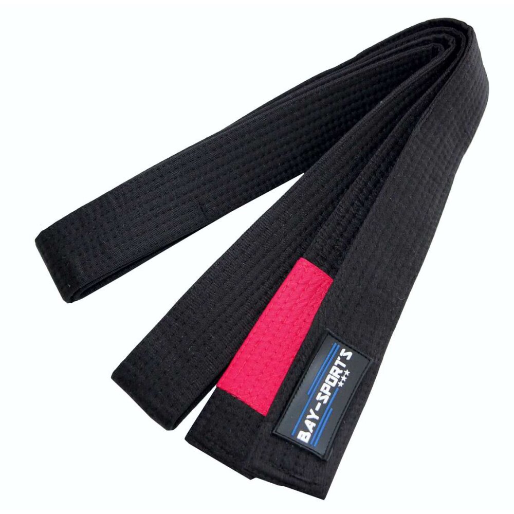 20 Jahre Jubel Angebot - Gürtel BJJ Brazilian Jiu-Jitsu SCHWARZ Master Belt im Karton