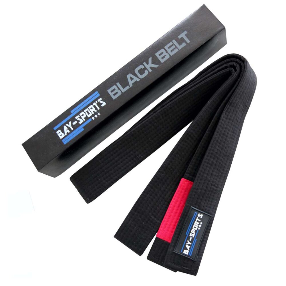 20 Jahre Jubel Angebot - Gürtel BJJ Brazilian Jiu-Jitsu SCHWARZ Master Belt im Karton