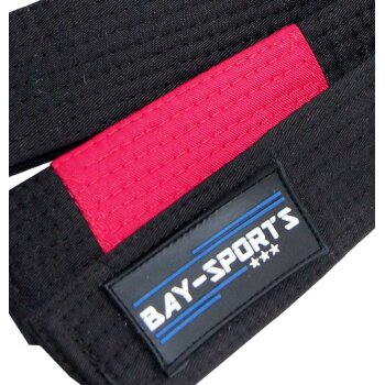 20 Jahre Jubel Angebot - Gürtel BJJ Brazilian Jiu-Jitsu SCHWARZ Master Belt im Karton 280 mit Geschenkkarton