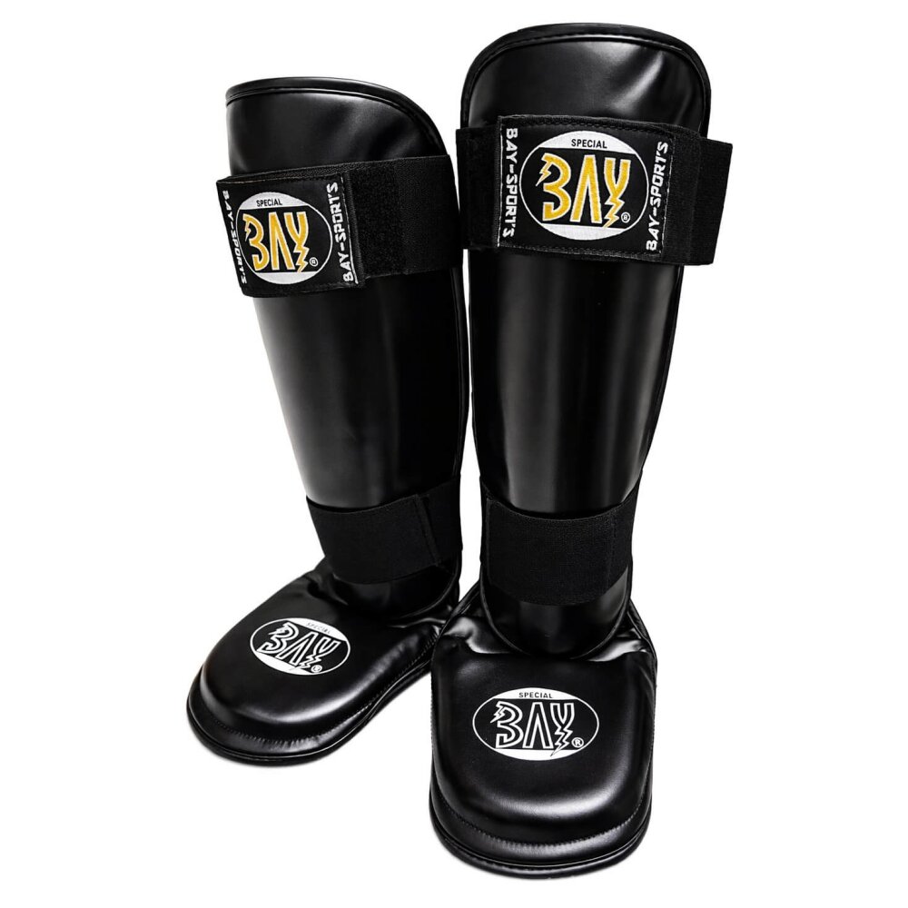 Spann- Schienbeinschutz Two Part schwarz  XS - XL