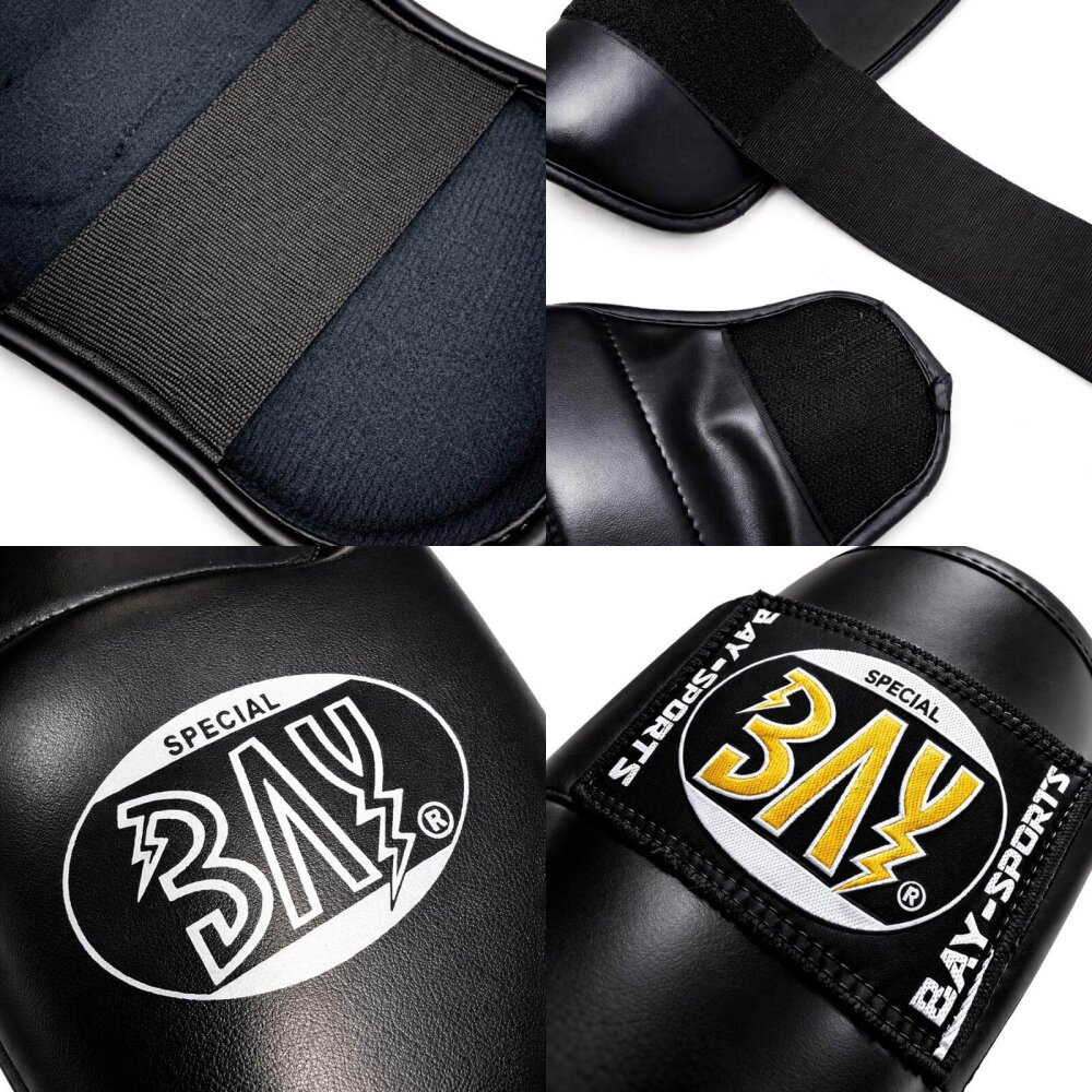 Spann- Schienbeinschutz Two Part schwarz L