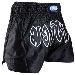 SET Angebot Remy Thaiboxhose S + Boxbandagen schwarz weiss