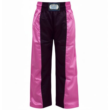 Half Pink Kickboxhose rosa schwarz Kinder Damen 160 (S)