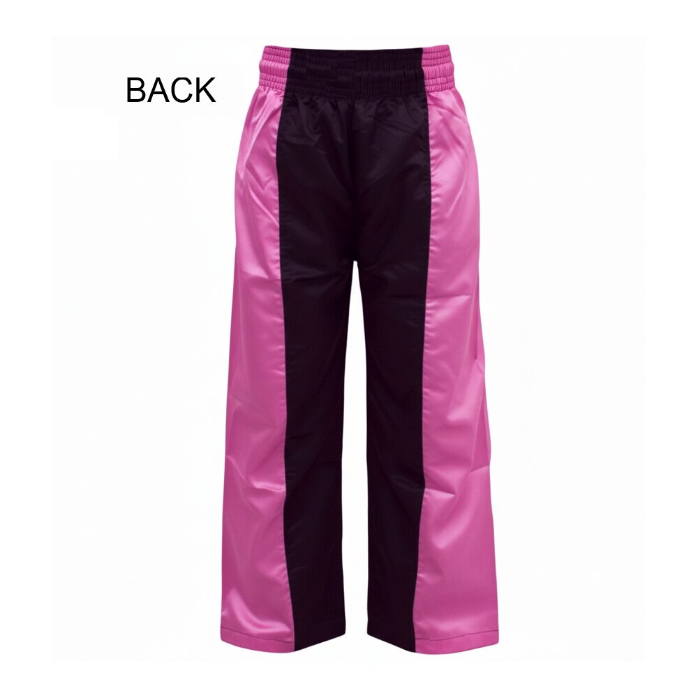 Half Pink Kickboxhose rosa schwarz Kinder Damen 160 (S)