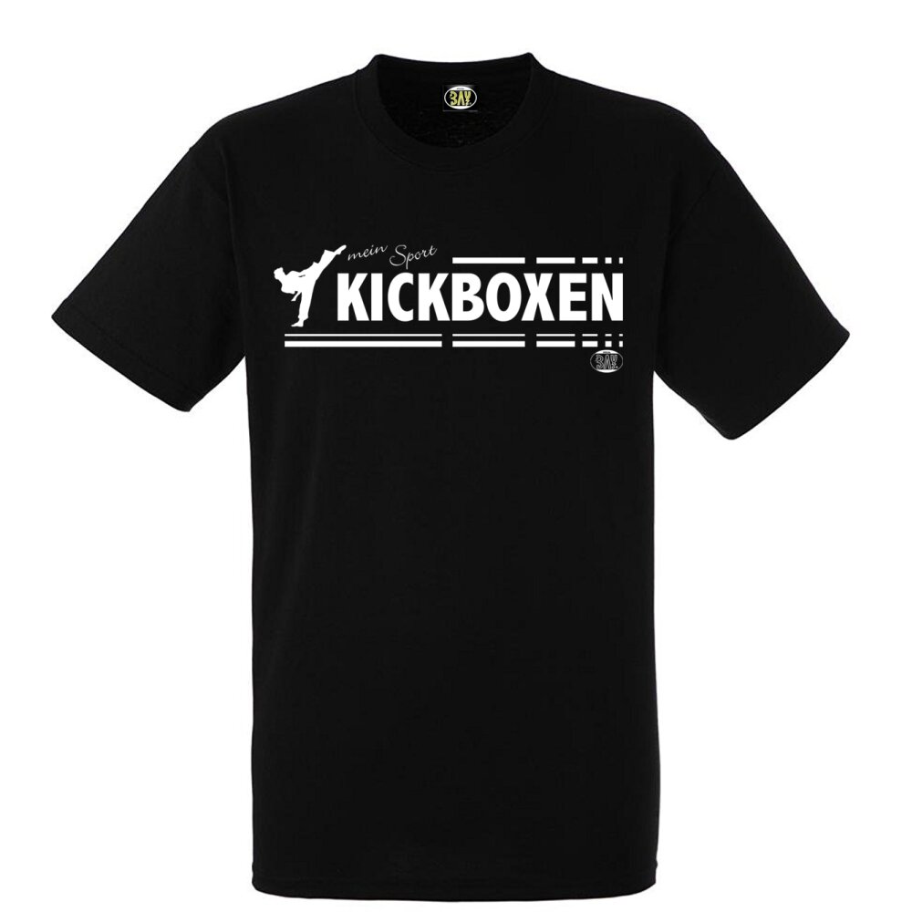T-Shirt Kinder mein Sport Kickboxen Baumwolle schwarz 104 - 164