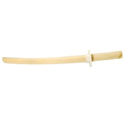 Shoto 55 cm kurzer Bokken Katana aus Holz Holzschwert wei&szlig;e Eiche
