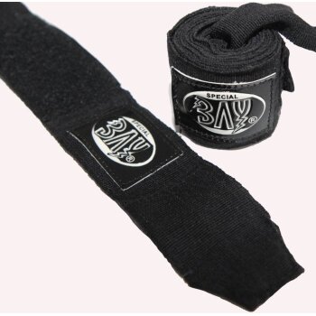 Wave Gel weiß/schwarz gepolsterte Neopren Boxbandagen Handschuhe XS