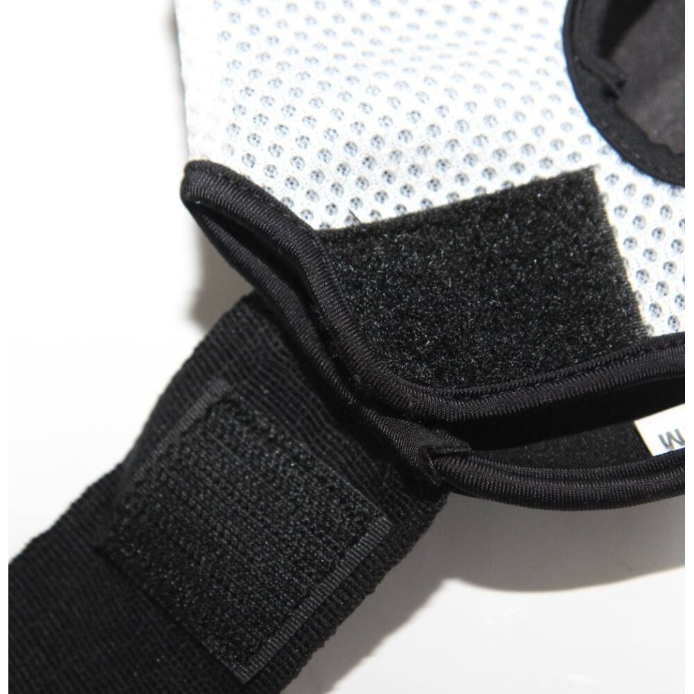 Wave Gel weiß/schwarz gepolsterte Neopren Boxbandagen Handschuhe XS