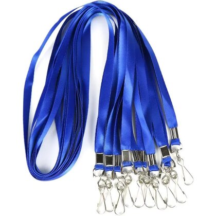 Schl&uuml;sselband Lanyard blau