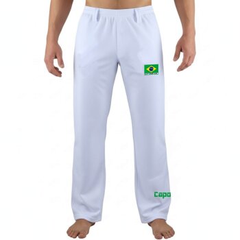 Capoeira Hose weiß uni (5XS)