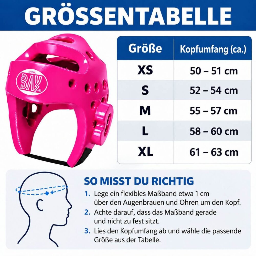 Kopfschutz KLS Lack PU Tauchlackiert PINK ROSA S