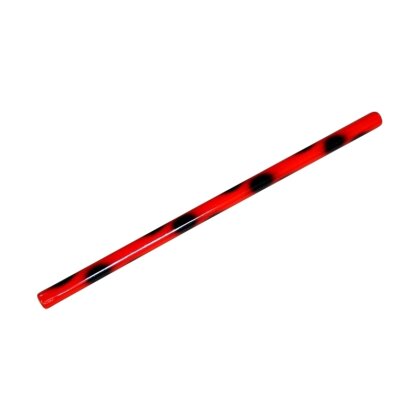 Escrima Rattan Bambus Tiger Style schwarz / rot 65 cm