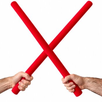 20 Jahre Jubel Angebot - Soft Schlagstock 50 cm mit Schaumstoff rot