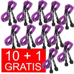 10 + 1 GRATIS Angebot (11 St&uuml;ck) Sports 310 Nylon Springseil Skipping Rope