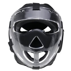 Kopfschutz WP mit abnehmbarer Plexiglas Maske Leder PU...