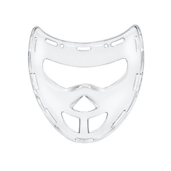 Kopfschutz WP mit abnehmbarer Plexiglas Maske Leder PU schwarz XL