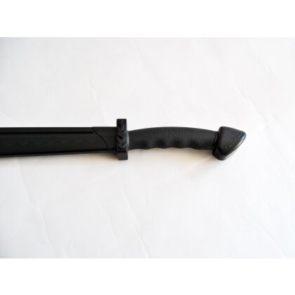 Kung Fu Wing Tsun Säbel DAO TPR Kunststoff schwarz ca 85cm Chinesisches Schwert Thi Chi