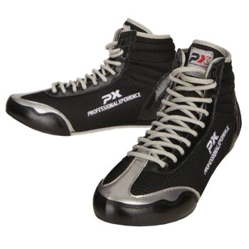 Boxstiefel Challenger schwarz/silber 38