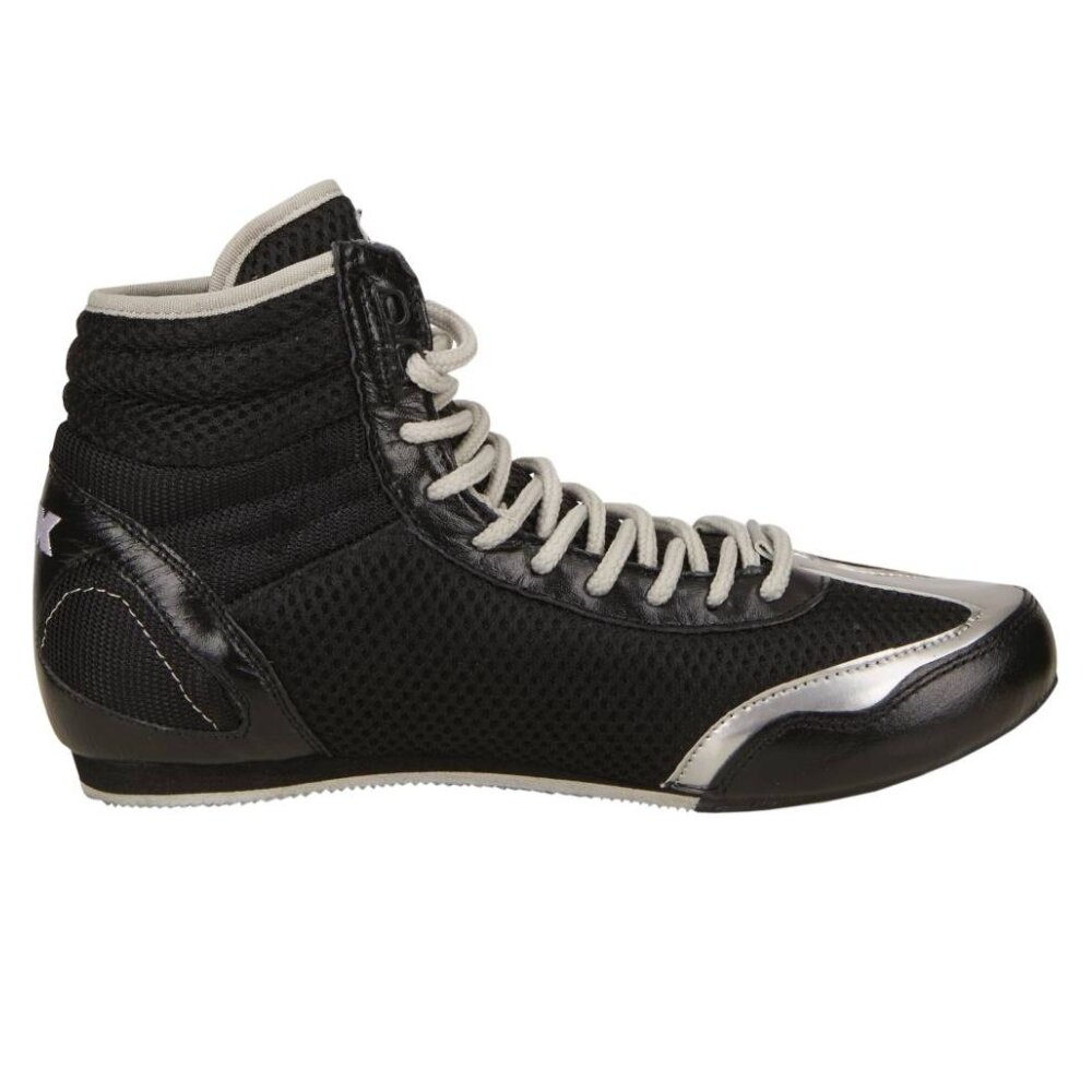 Boxstiefel Challenger schwarz/silber 38
