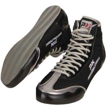 Boxstiefel Challenger schwarz/silber 44