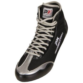 Boxstiefel Challenger schwarz/silber 44