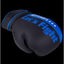 Lets Fight Boxhandschuhe Fresh Mesh schwarz/blau  8 Unzen