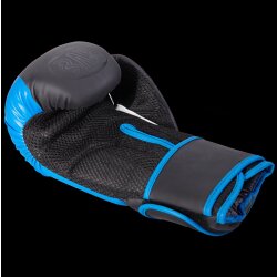 Lets Fight Boxhandschuhe Fresh Mesh schwarz/blau  8 Unzen