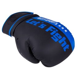 Lets Fight Boxhandschuhe Fresh Mesh schwarz/blau  8 Unzen