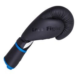 Lets Fight Boxhandschuhe Fresh Mesh schwarz/blau  8 Unzen