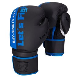 Lets Fight Boxhandschuhe Fresh Mesh schwarz/blau  8 Unzen