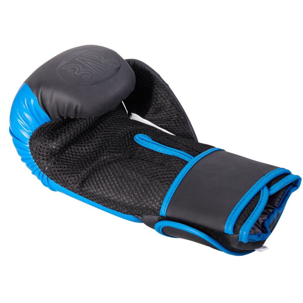 Lets Fight Boxhandschuhe Fresh Mesh schwarz/blau  8 Unzen