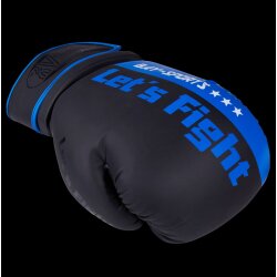 Lets Fight Boxhandschuhe Fresh Mesh schwarz/blau 10 Unzen