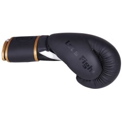 Lets Fight Boxhandschuhe Fresh Mesh schwarz/gold 10 Unzen