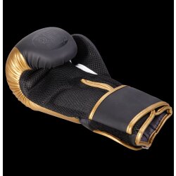 Lets Fight Boxhandschuhe Fresh Mesh schwarz/gold 8 - 10 Unzen 10 Unzen