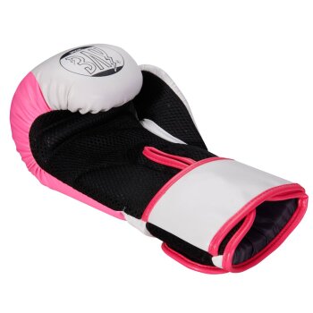 Lets Fight Boxhandschuhe Fresh Mesh weiß/pink 10 Unzen